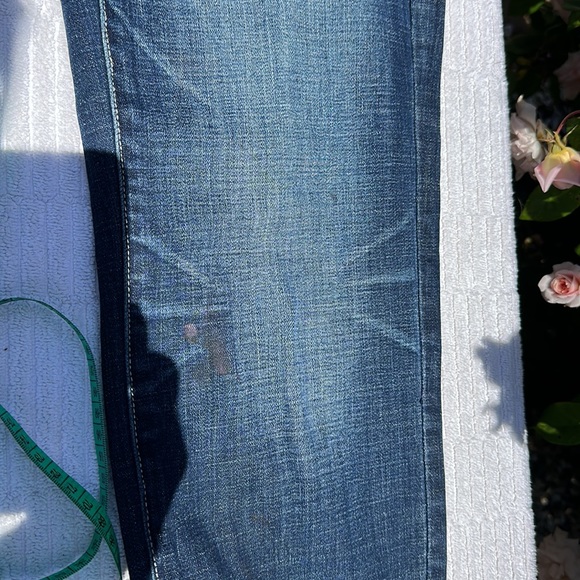 American Eagle Outfitters 🦅 Jeans Straight Leg Super Stretch SZ 8 Long Inseam - Picture 7 of 8